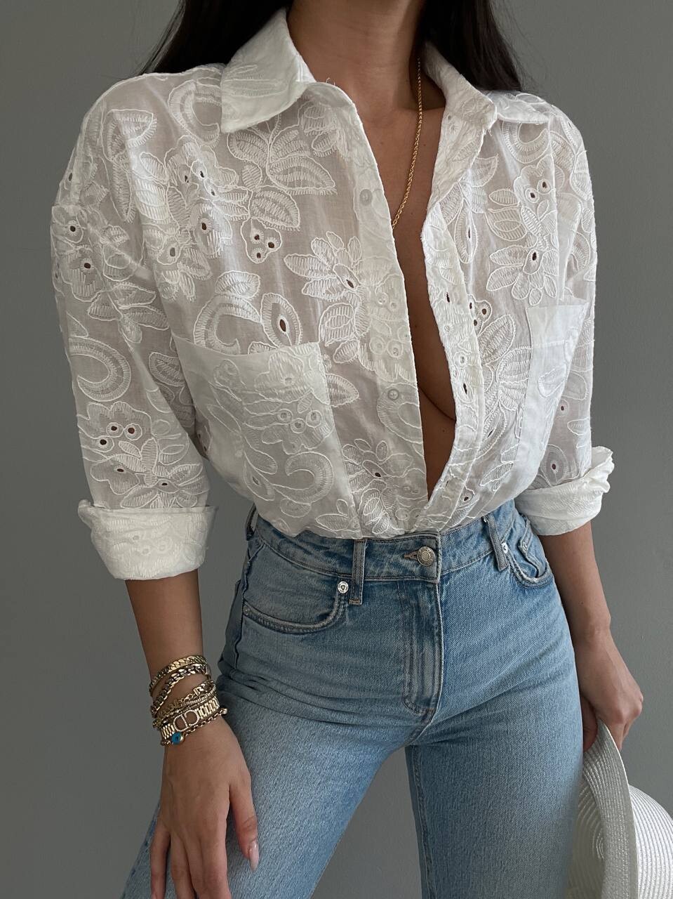 Çift Cepli Fisto Gömlek