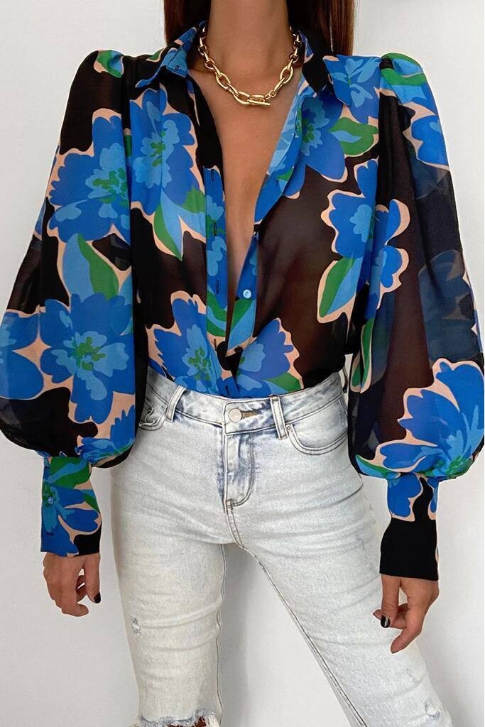 İthal Multikumaş Balon Kol Gömlek