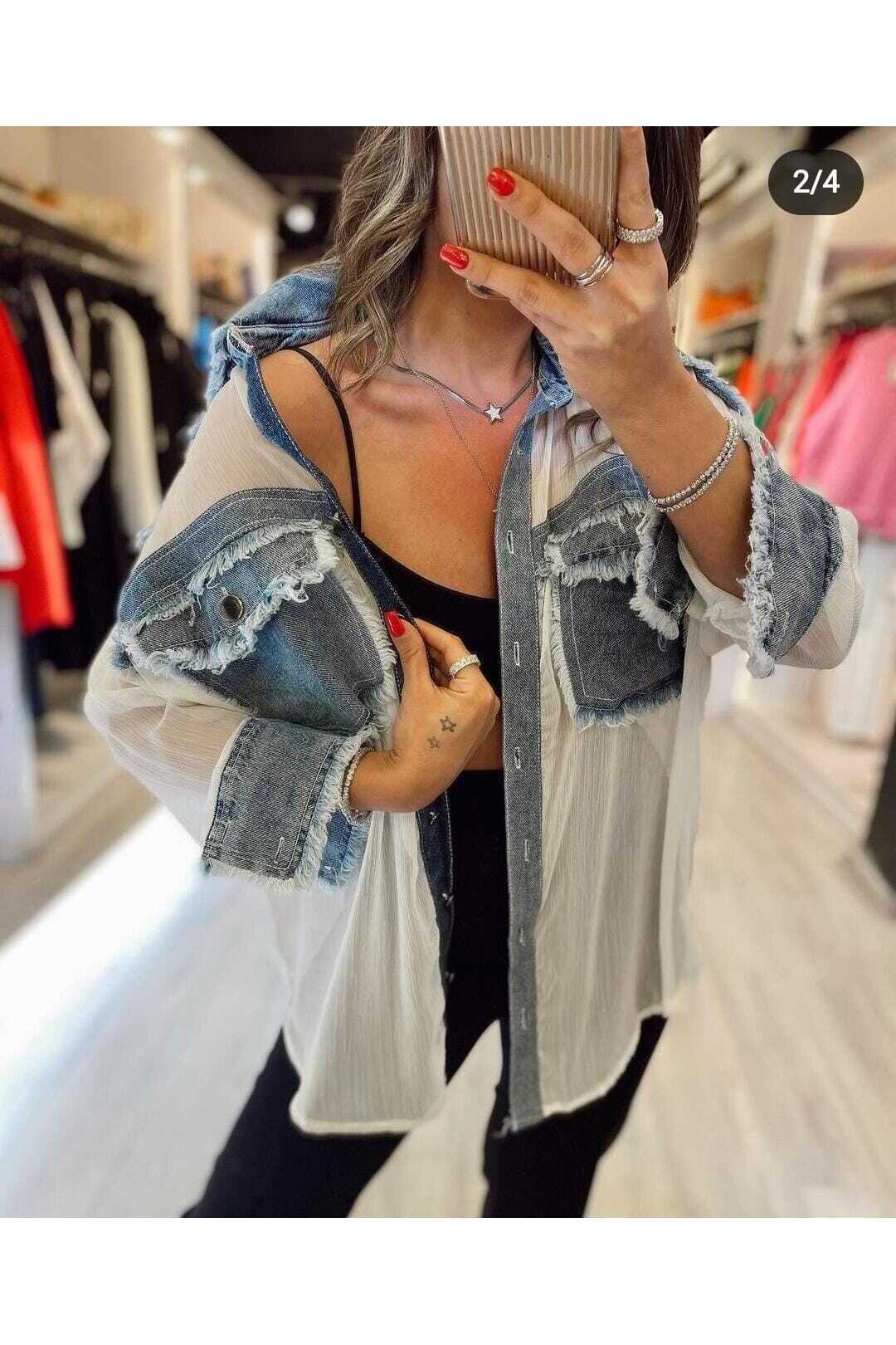 Jean Garnili Gömlek