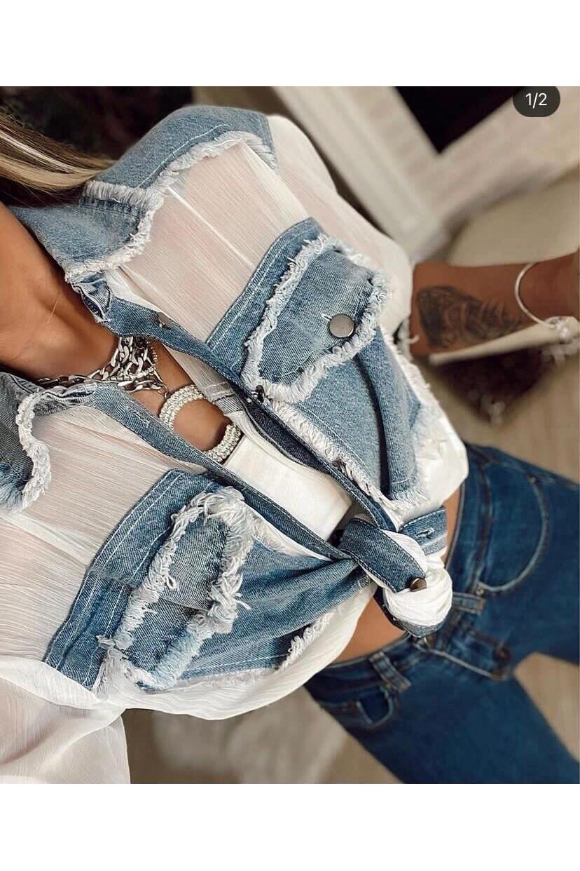 Jean Garnili Gömlek