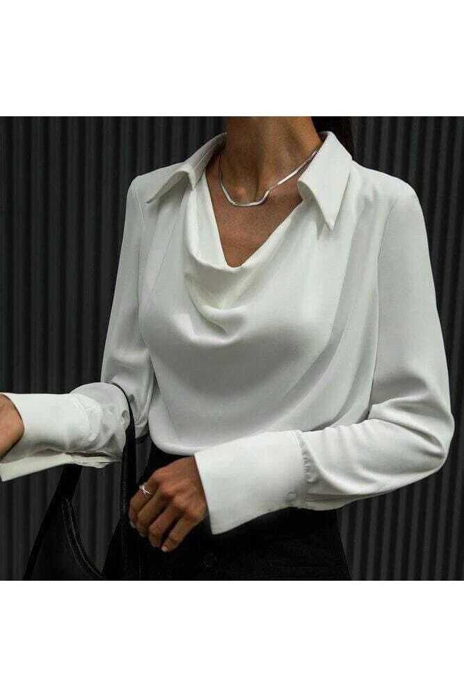 Jessica Kumaş Modern Yaka Bluz