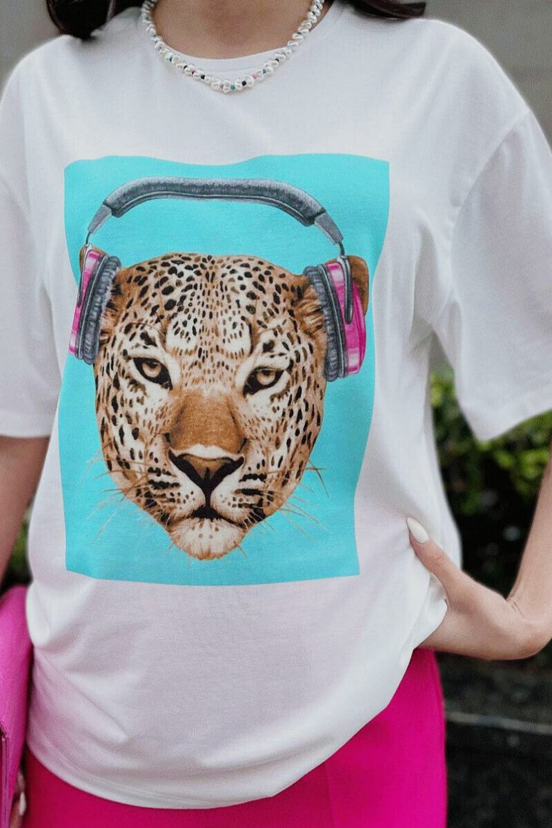 Kaplan Desen T-shırt