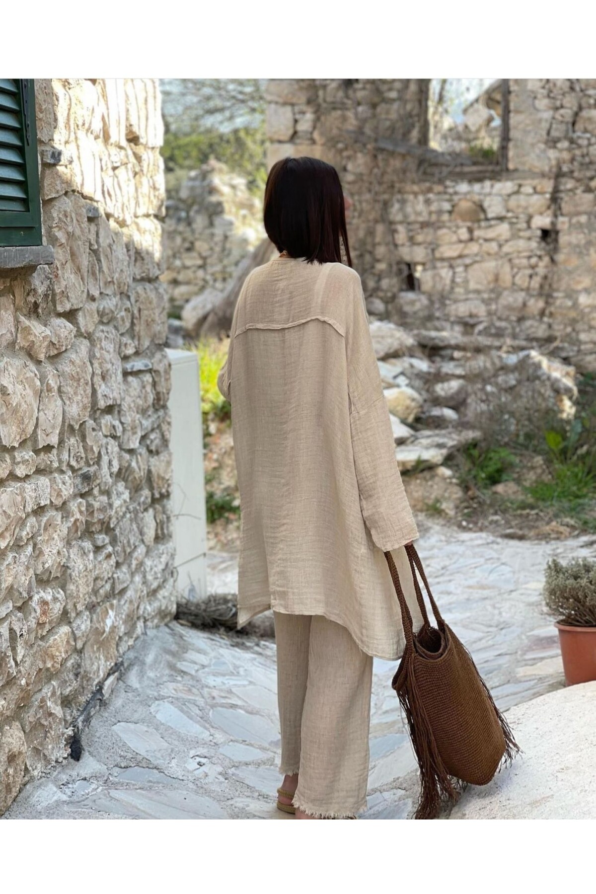 Pamuklu Keten Kumaş Takım