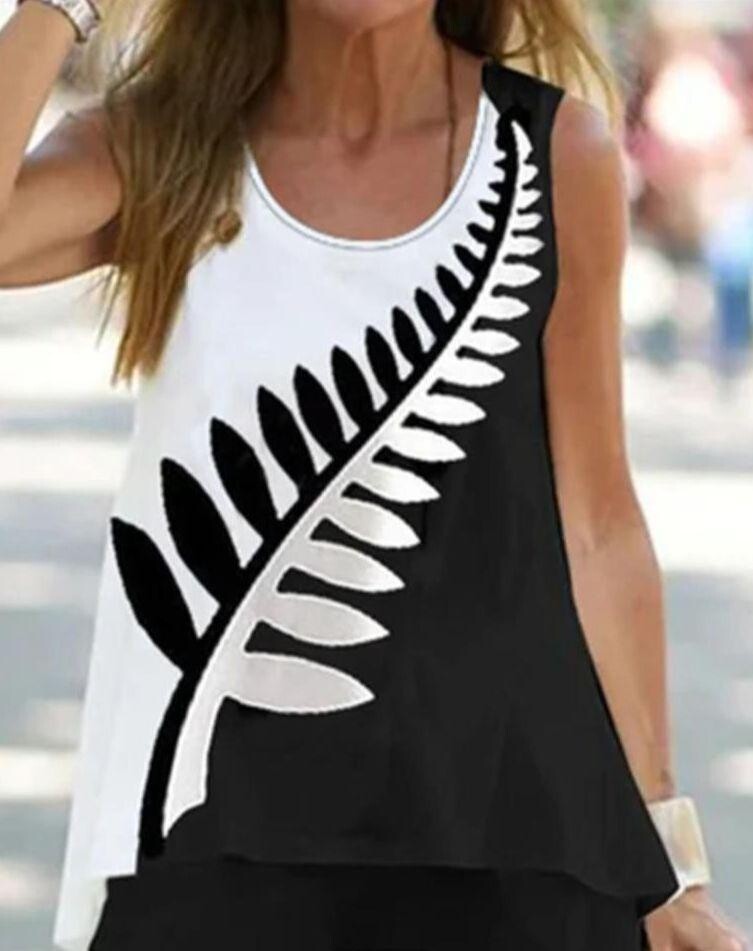 Yaprak Desenli Micro Kumaş Takım