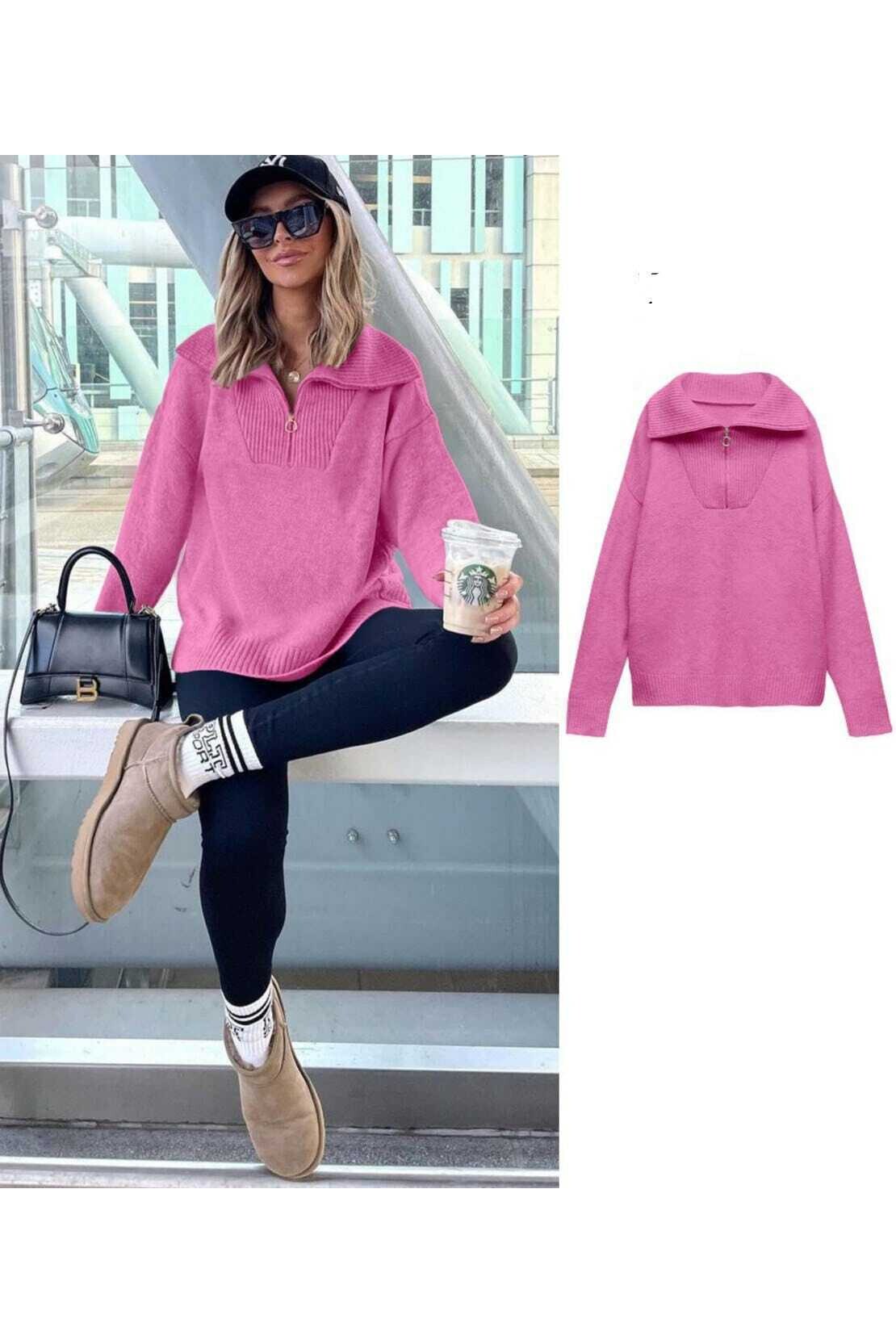 Z@R@ Fermuarlı Triko