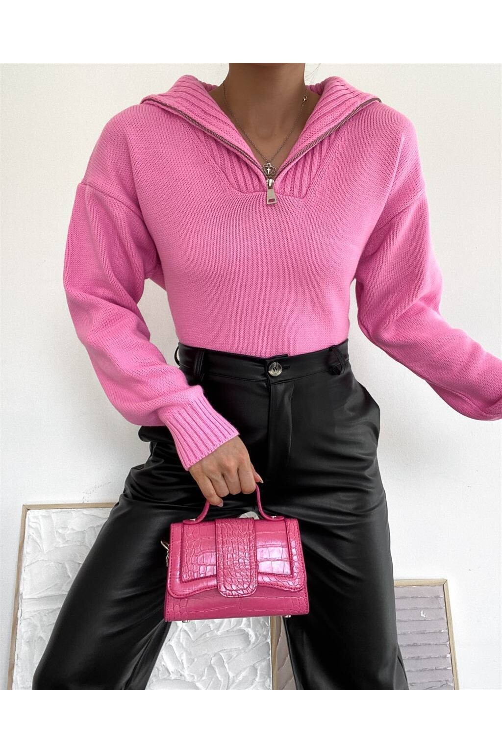 Z@R@ Fermuarlı Triko