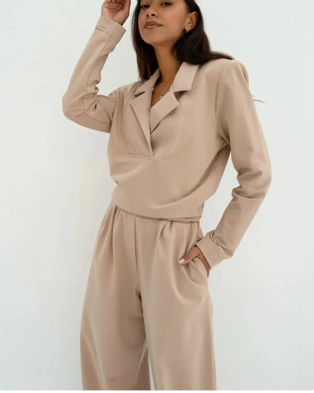 2 İplik Yakalı Eşofman Takımı