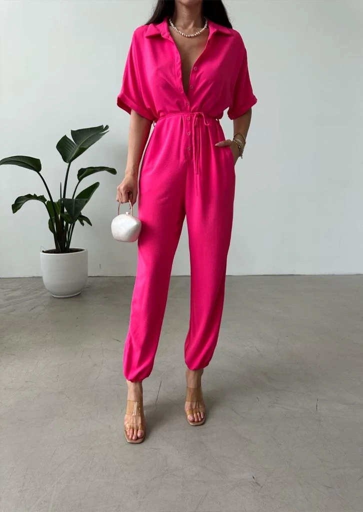 Aerobin Kumaş Bağlamalı Tulum