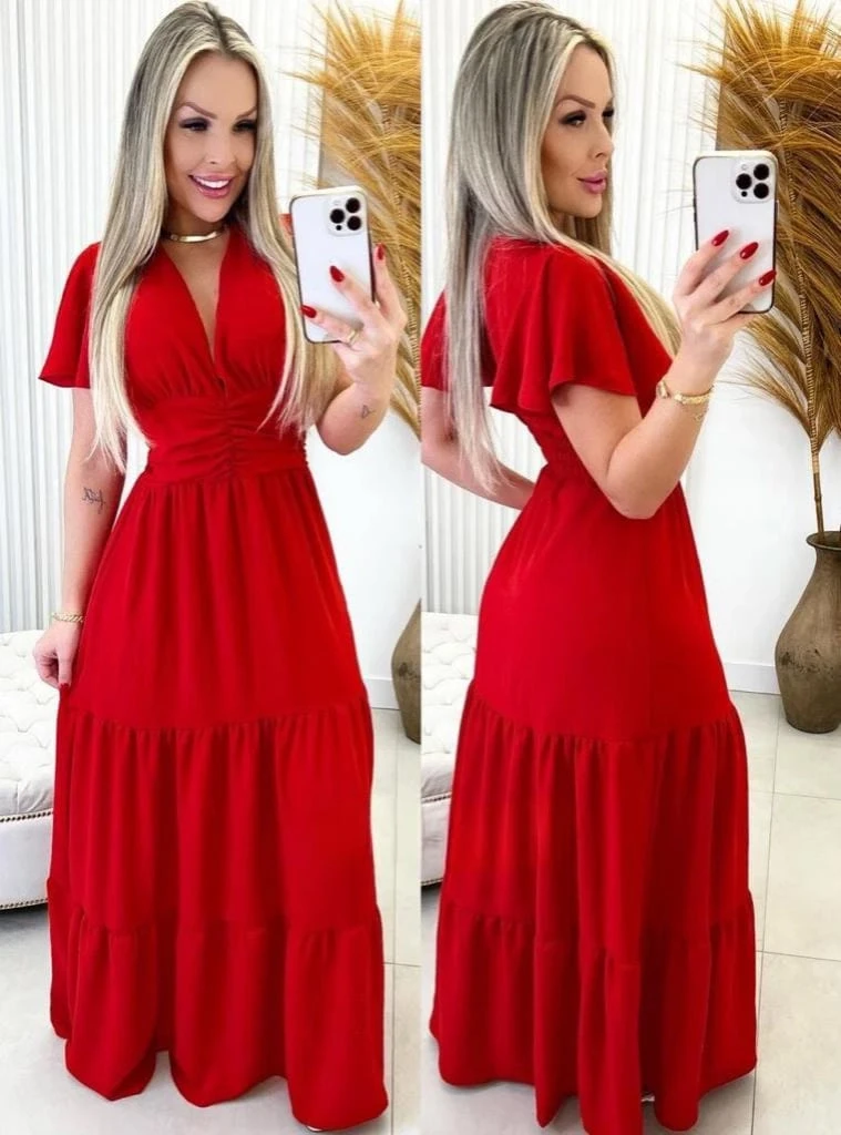 Aerobin Kumaş Katlı Elbise