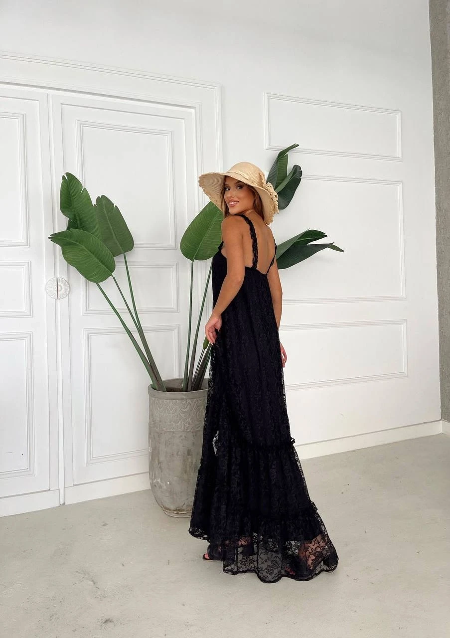 Askili MAxi FIsto Elbise