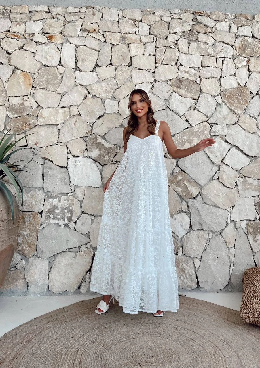 Askili MAxi FIsto Elbise