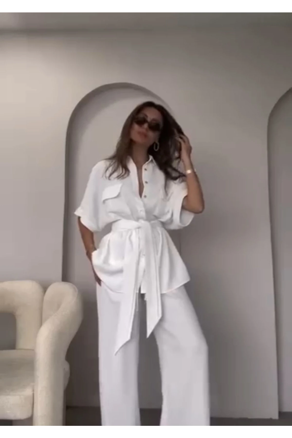 Atlas Kumaş 2 li Takım