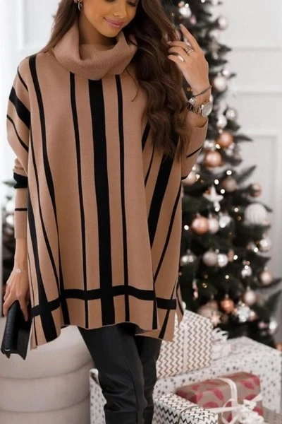 Balıkçı Yaka Salaş Tunik Kazak