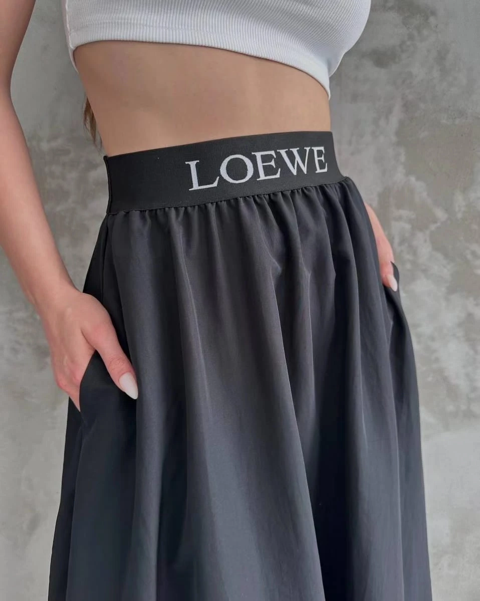 Beli Dokuma Lastik Yanlardan Cep Detaylı Paraşüt Etek