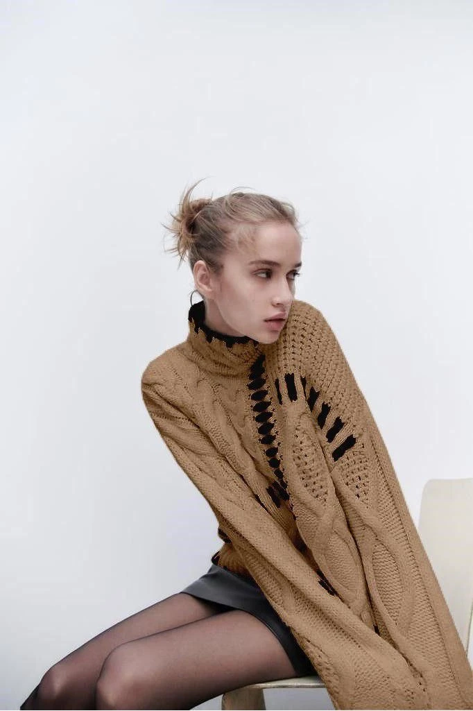 Boğazlı Triko kazak