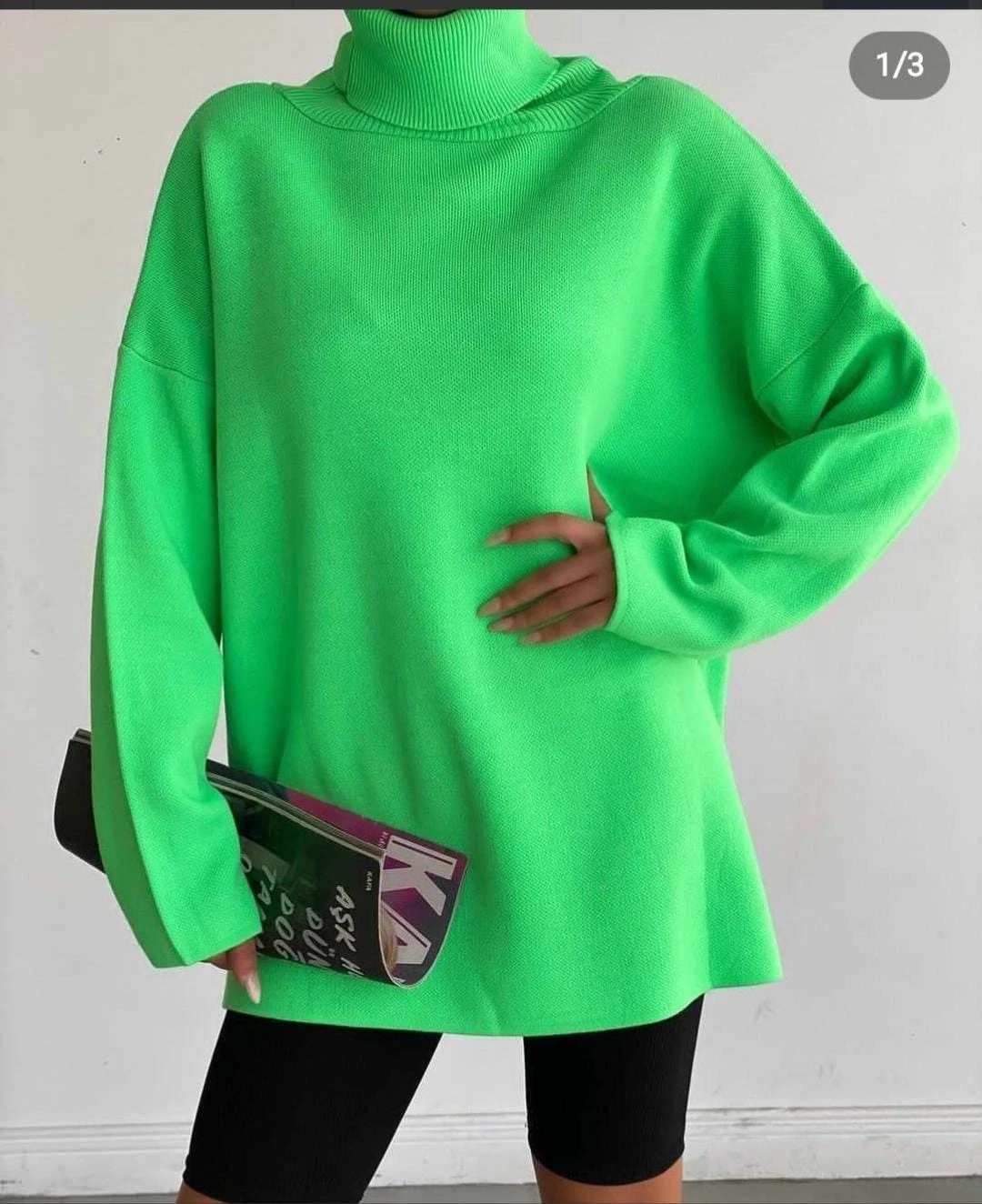 Boğazlı Triko Kazak