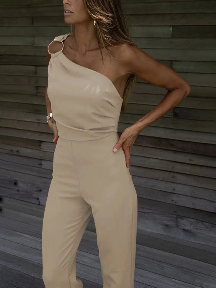 Candy İthal Dabıl Kumaş Tokalı Tulum