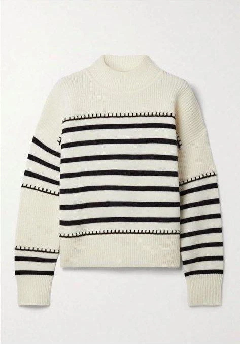 Çizgili Triko kazak