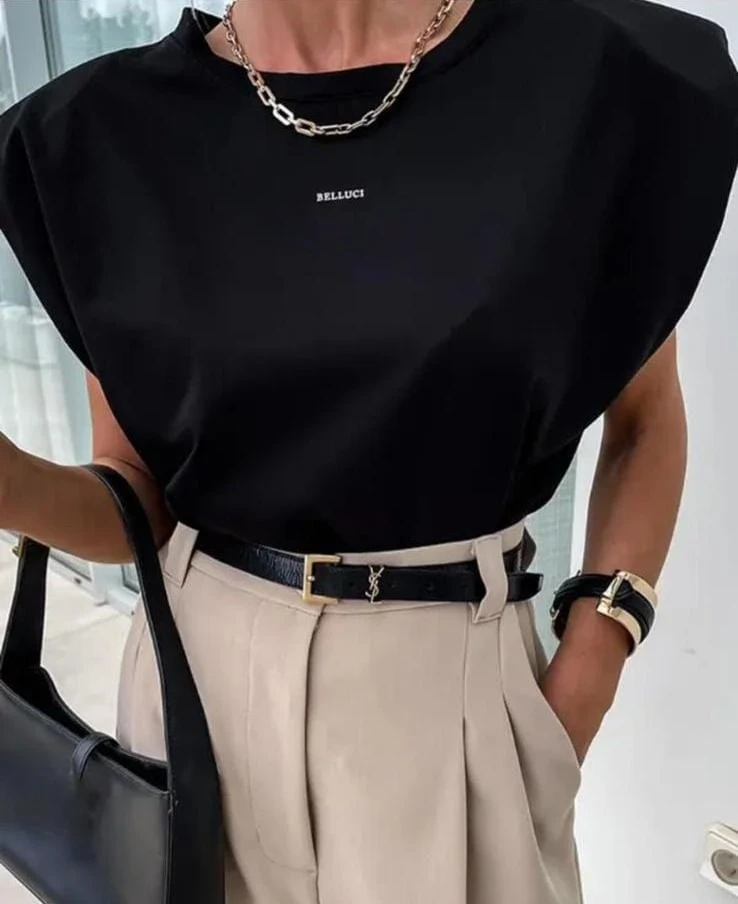 Dalgıç Kumaş Gül Baskı Detaylı Bluz