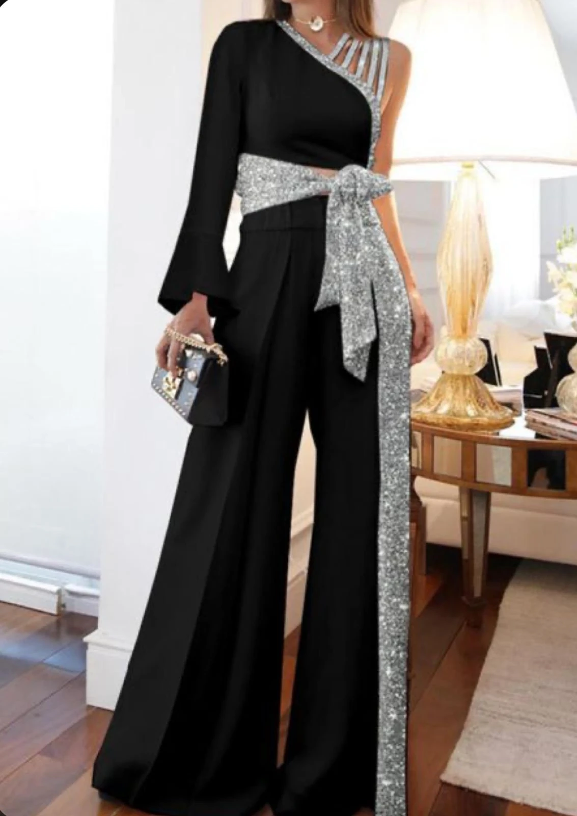 Dalgıç  Kumaş Payet Detaylı Takım