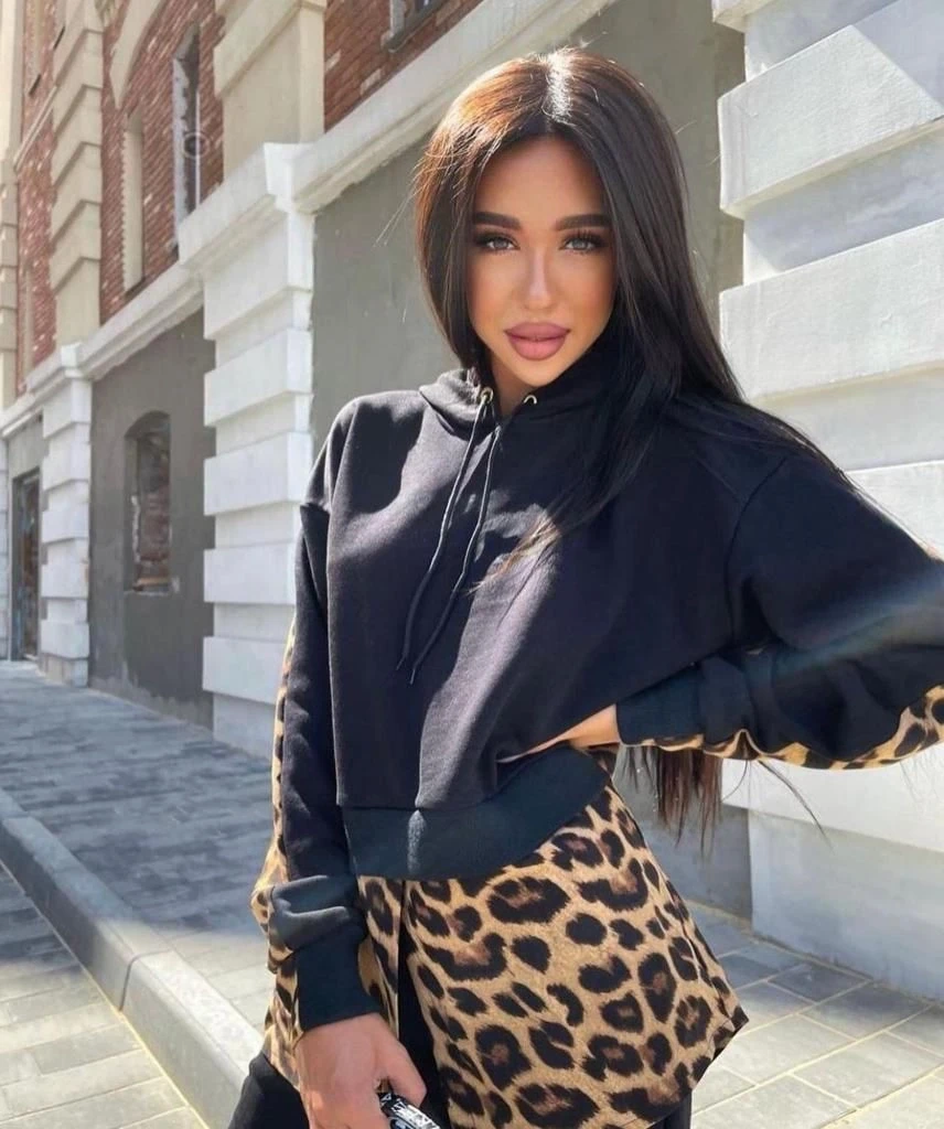 Dalgıç Ve Jesika  Kumaş Leopar Garnili Takım