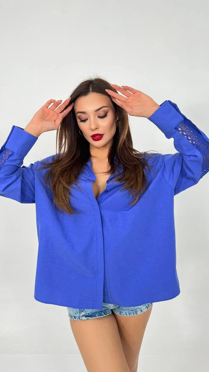 Dantel Detaylı Gömlek