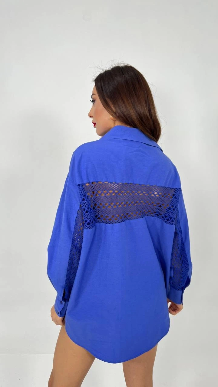 Dantel Detaylı Gömlek