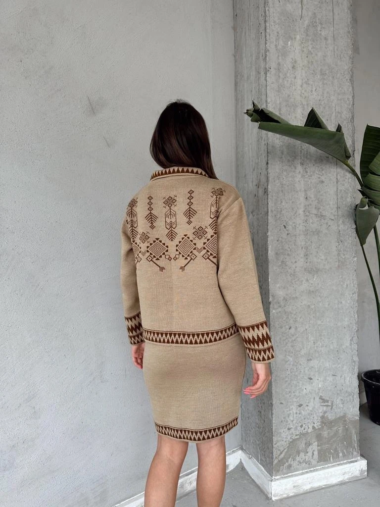 Etnik Desen Etekli Takım