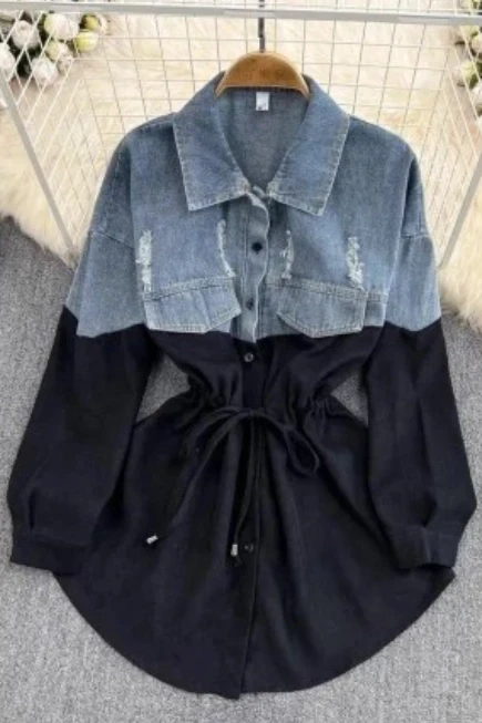 Gabardin Denim Ceket