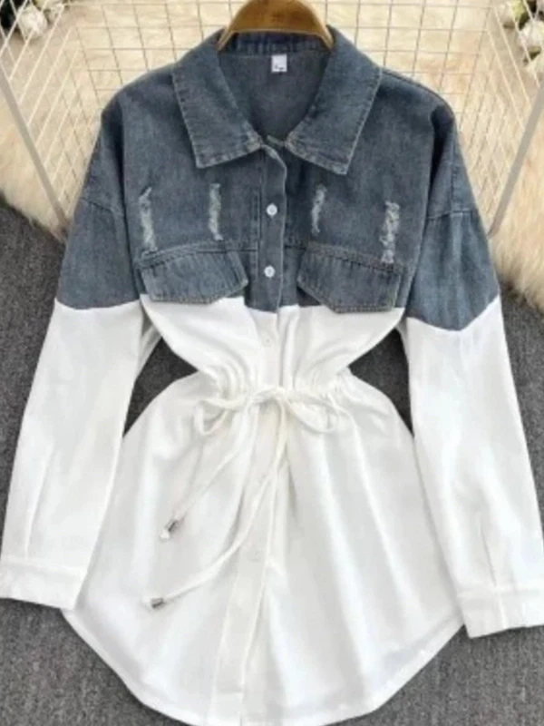 Gabardin Denim Ceket