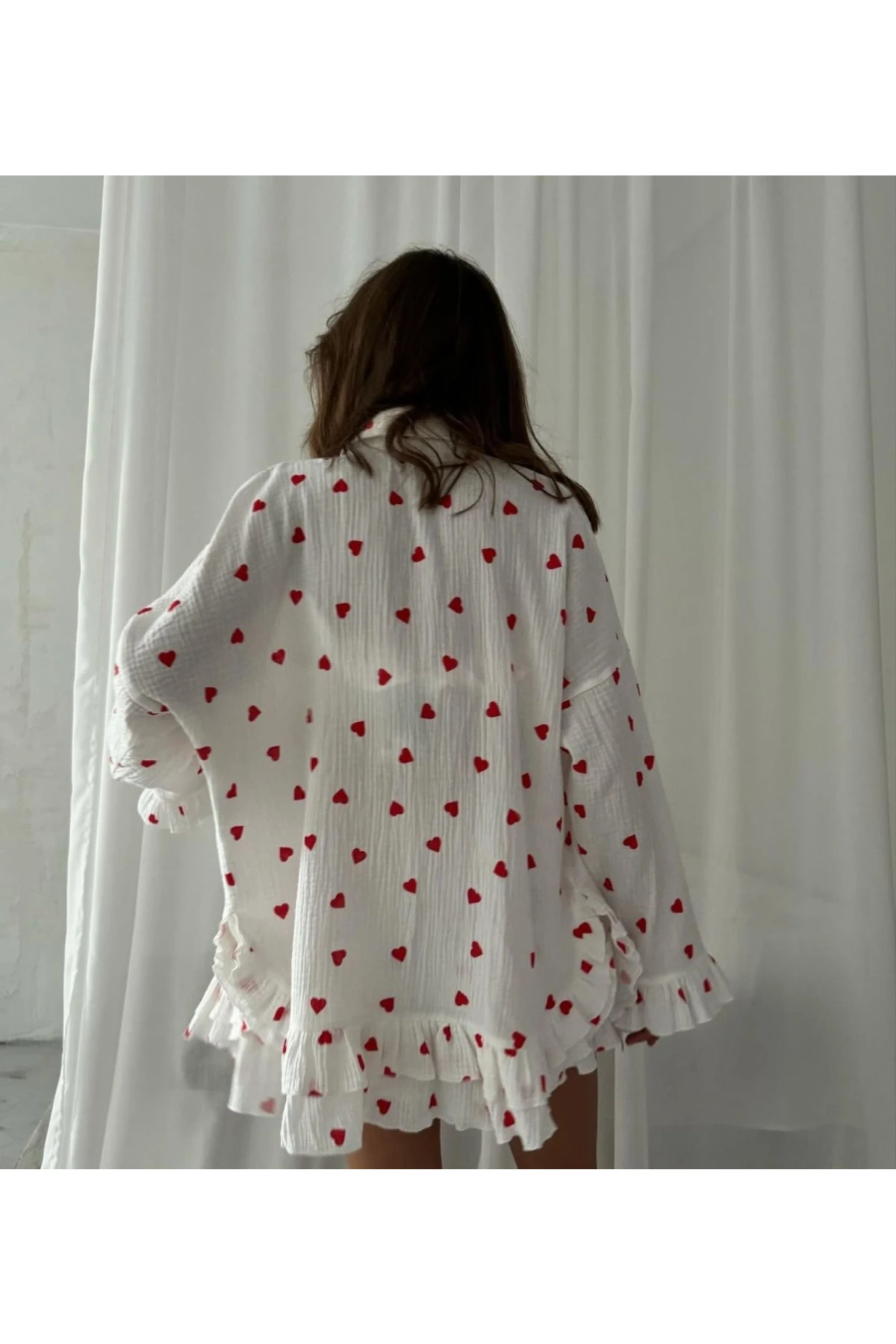 Gofret Kumaş Dijital Baskı 3 lü  Takım