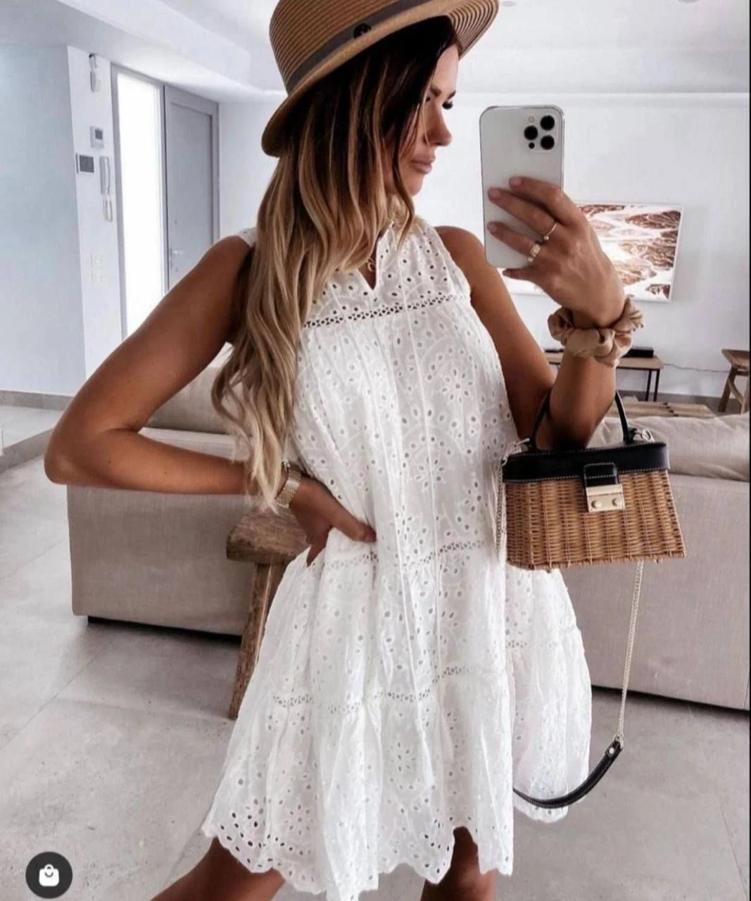 İthal Brode Kumas Astarlı Elbise