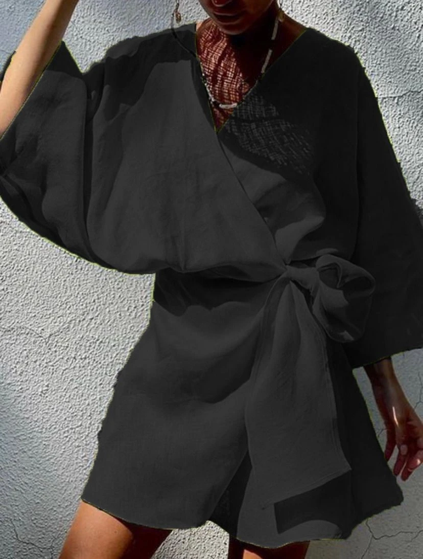 İthal Keten Tasarım Elbise