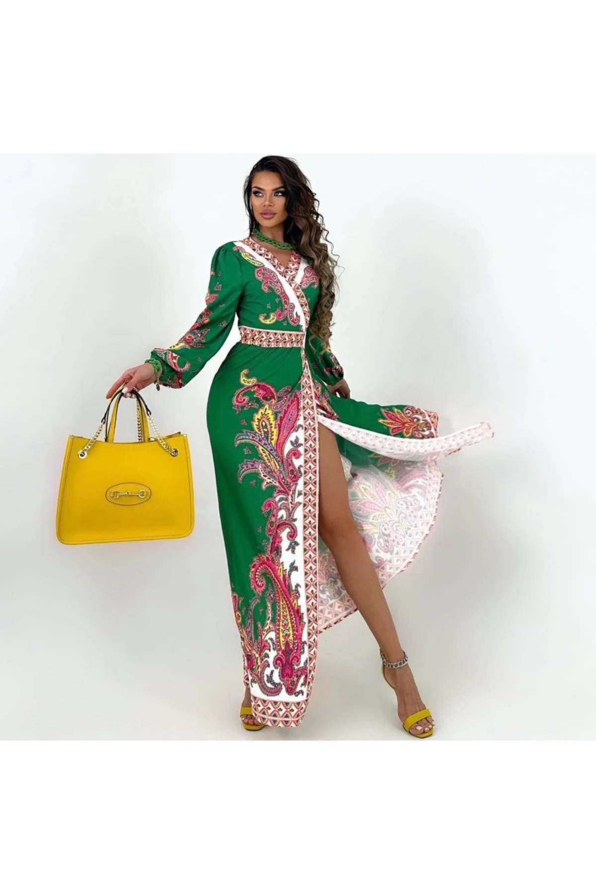 İthal Ottom kumaş Elbise