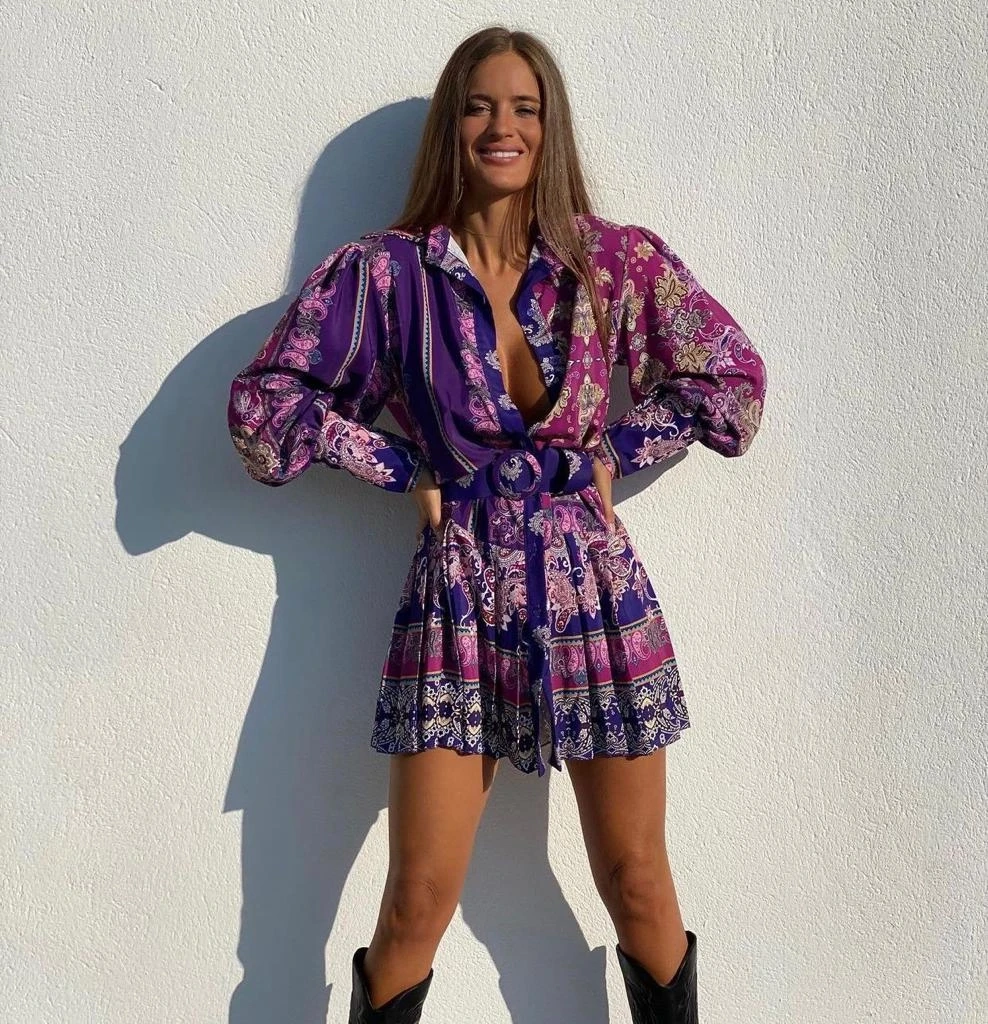 İthal Ottom Kumaş Kaplama Kemer Dahil Piliseli Elbise