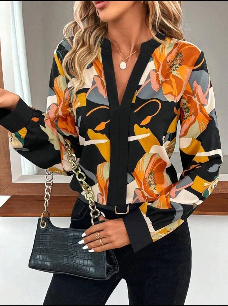 Jesica Kumaş Desenli Gömlek