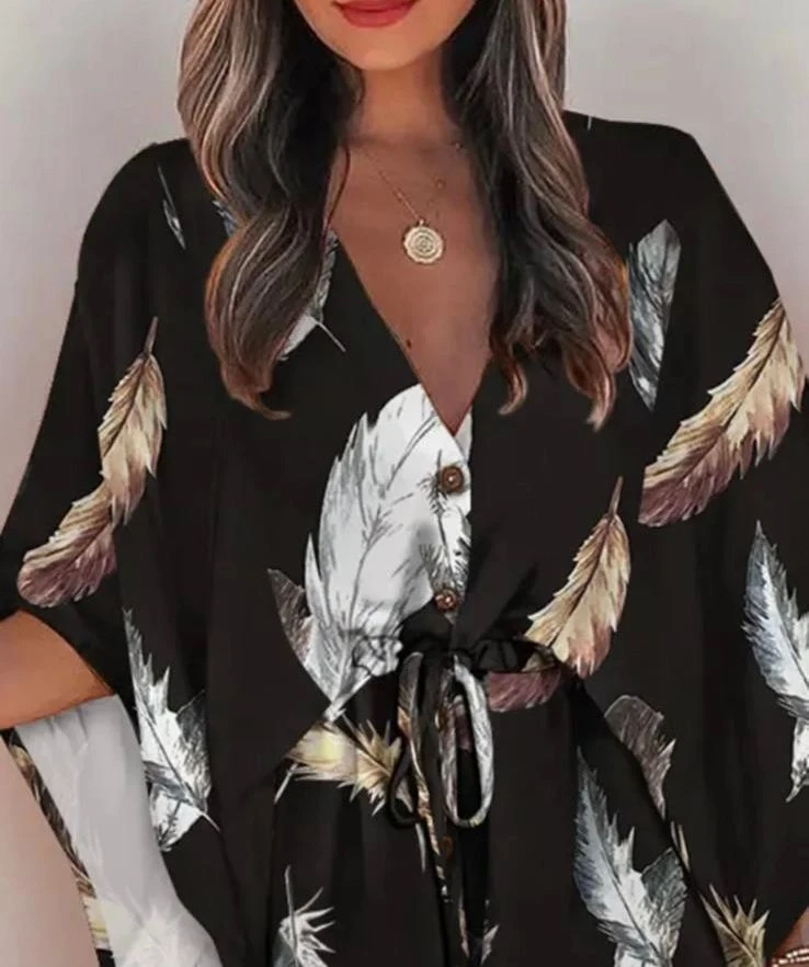 Jessica Kumaş Dijital Elbise