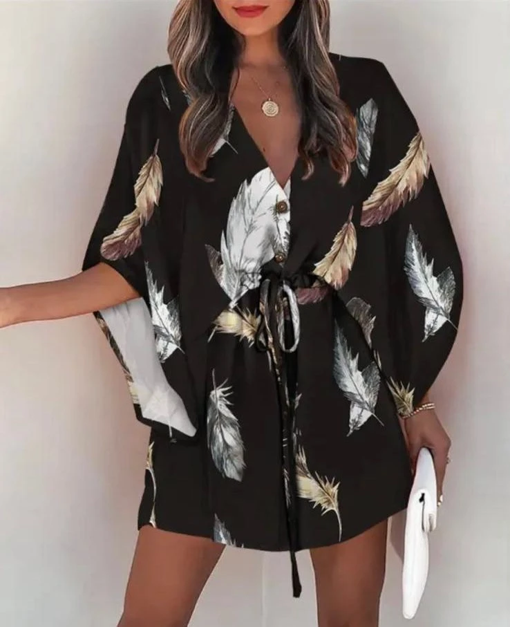 Jessica Kumaş Dijital Elbise