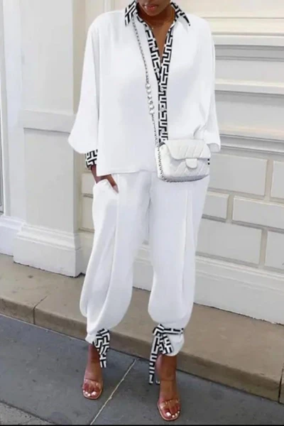 Jessika Kumaş Garnili Takım