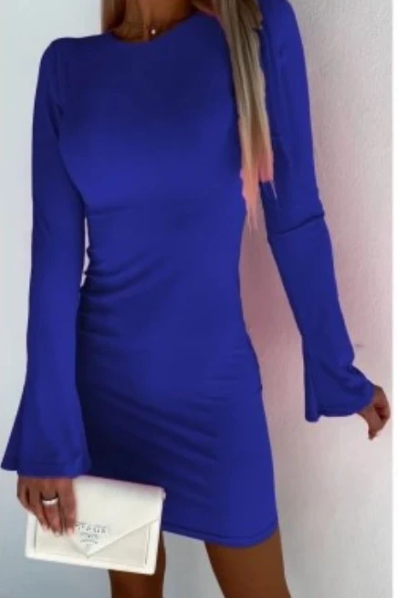 Kaşkorse Kumaş İspanyol Kol Elbise