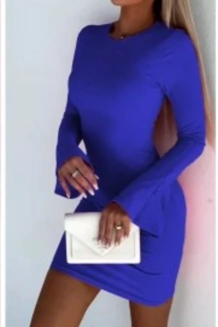 Kaşkorse Kumaş İspanyol Kol Elbise