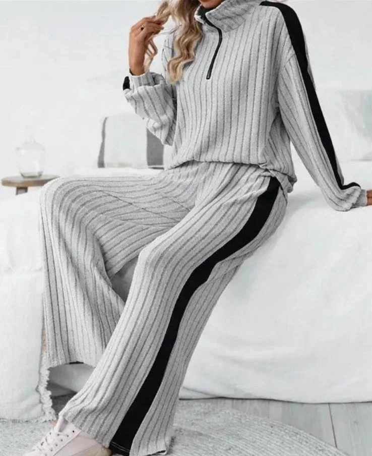 Kaşkorse Kumaş Şerit Detaylı Takım