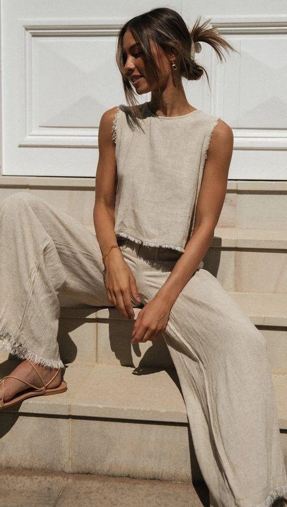 Keten Kumaş İkili Takım