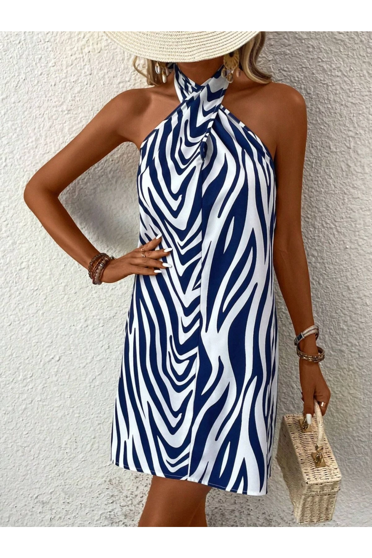 Omuz Dekolteli  Tasarim Elbise