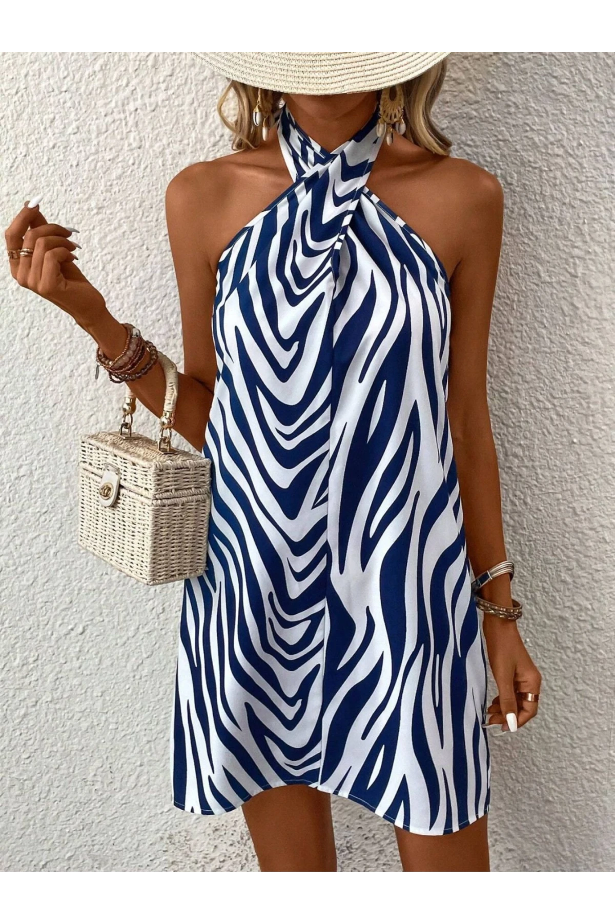 Omuz Dekolteli  Tasarim Elbise