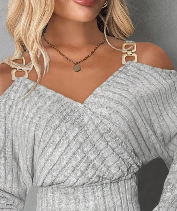 Ottoman Yumoş Kaşkorse Kumaş Tokalı Bluz