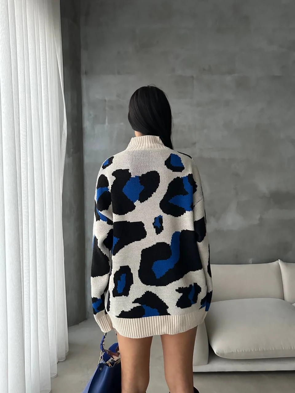 Parça Desenli Triko Tunik&Kazak