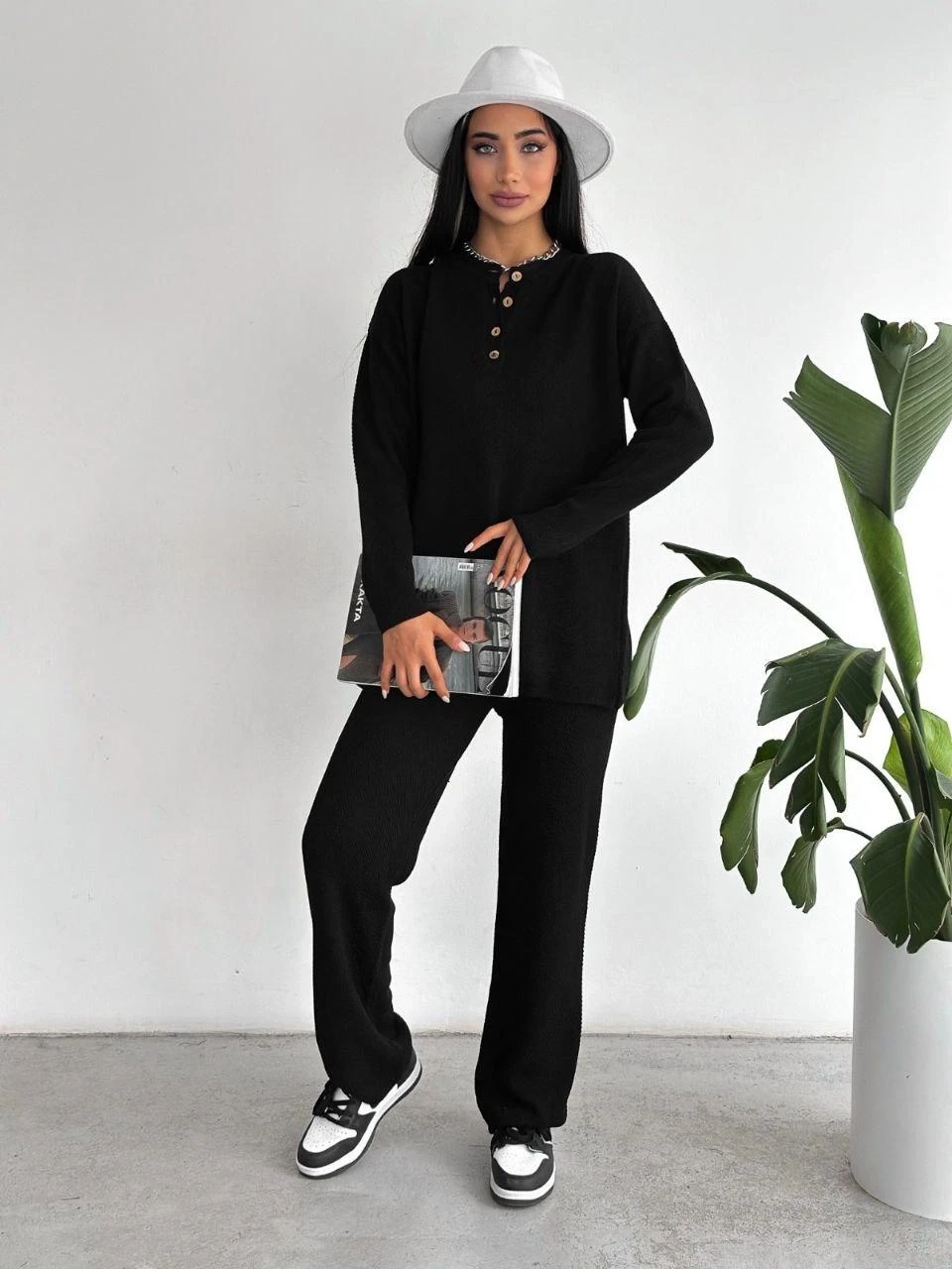 Premium Kumaş Triko Takım