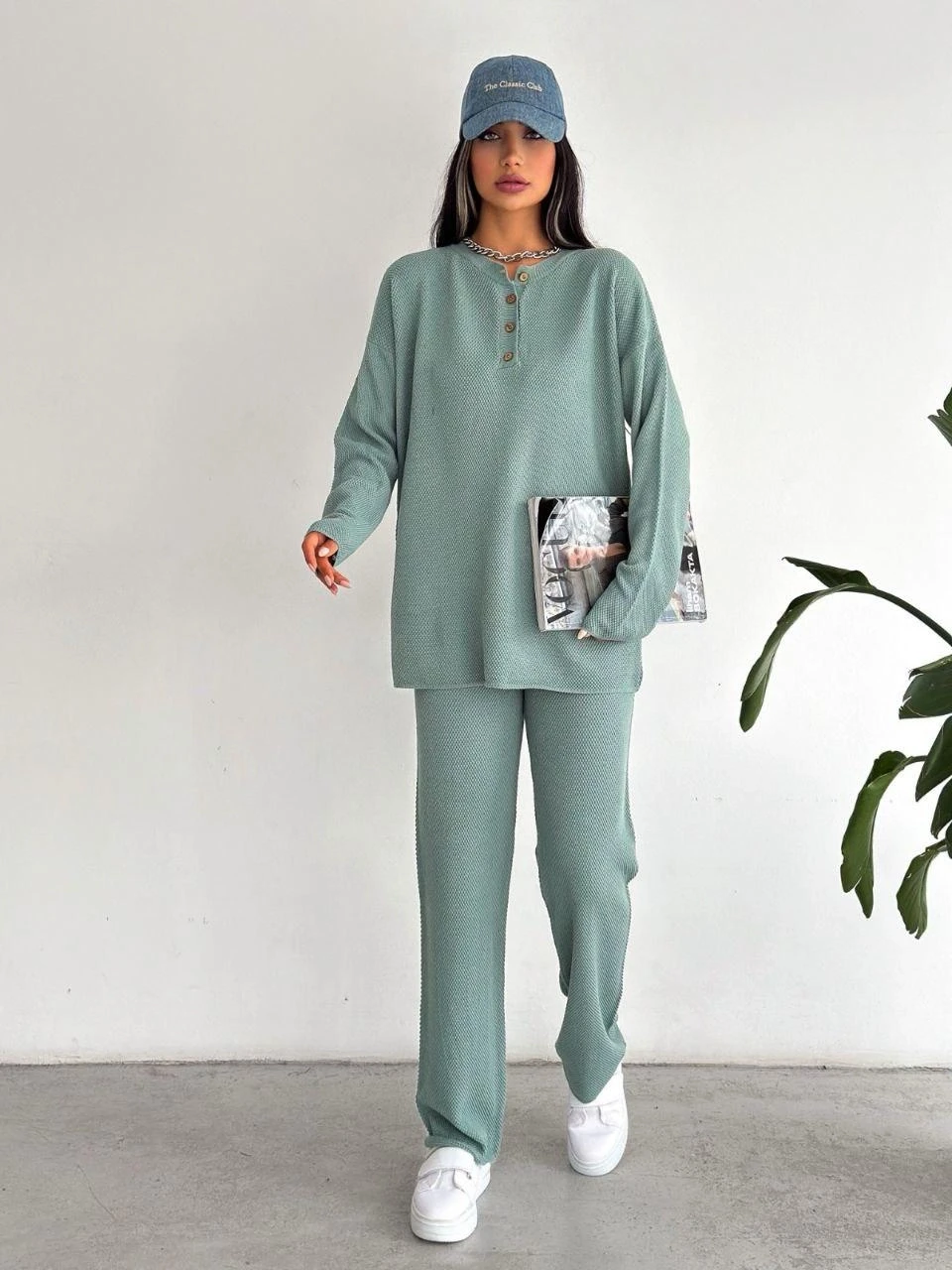 Premium Kumaş Triko Takım