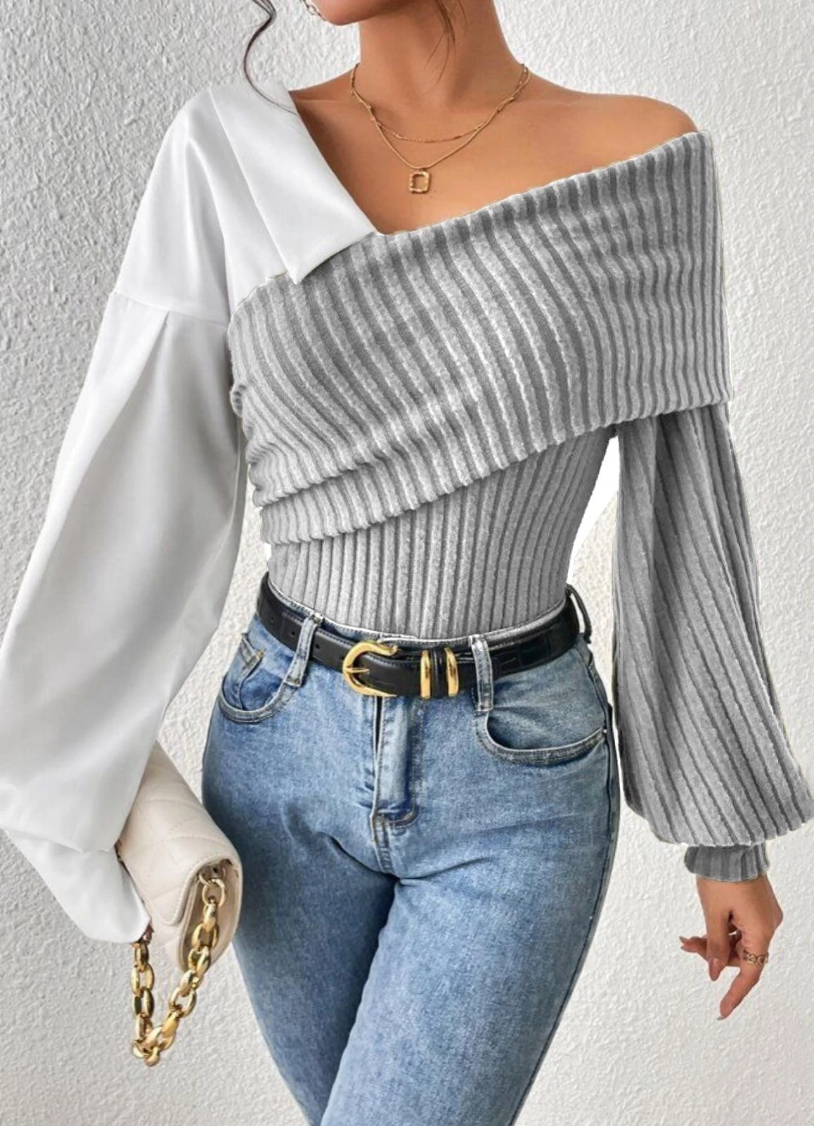 Raporlu Kaşkorse Jessika Kumaş Bluz